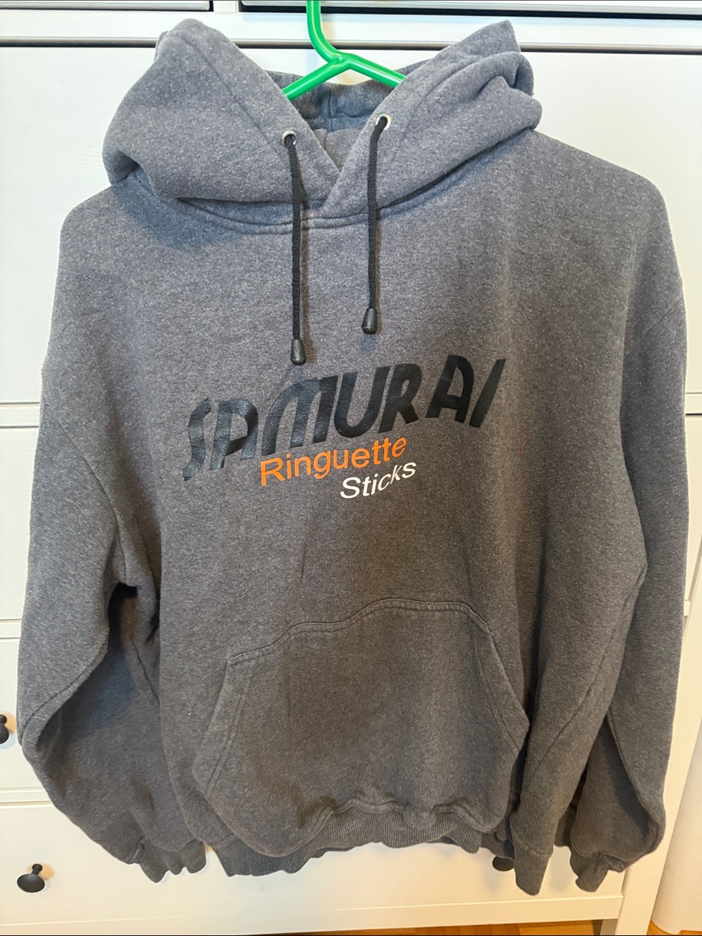 Ringette Sticks Women's Gray Hoodie